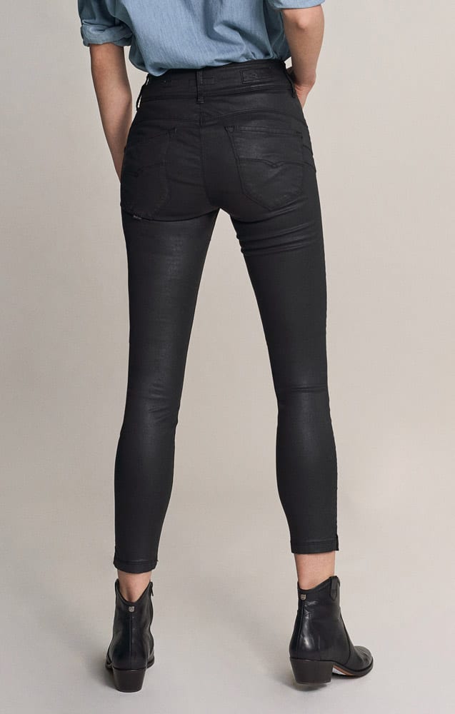 Salsa Black Leather Jeans